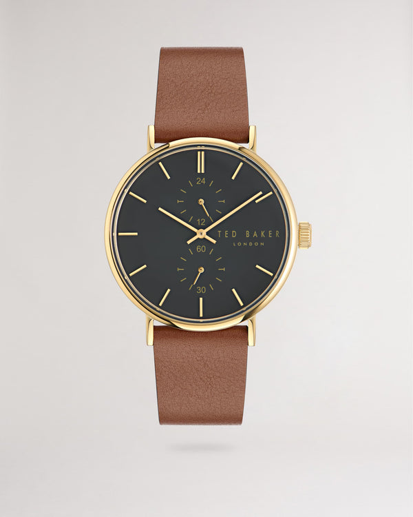 Ted Baker Phylipo Phylipa Classic Leather Strap Men's Watch  BKPPG273685 - Big Daddy Watches