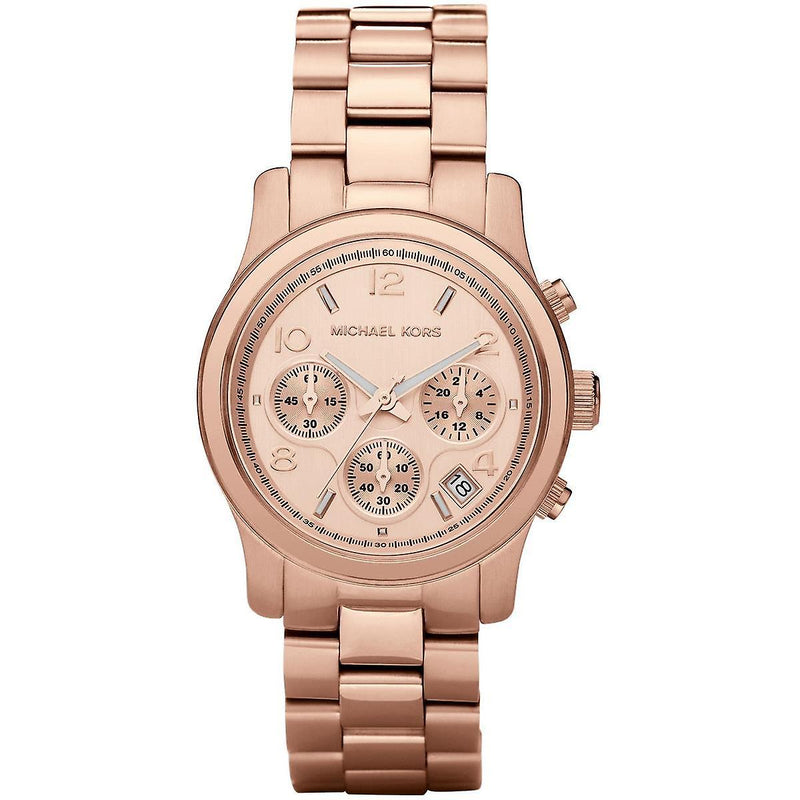 Michael Kors Runway Chronograph Rose Gold Women's Watch MK5128