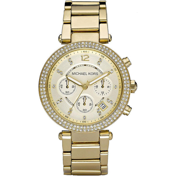 Michael Kors Parker Chronograph Gold Ladies Watch MK5354