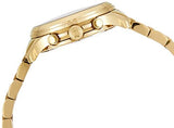 Michael Kors Runway Chronograph Orange Dial Gold Ladies Watch MK6162