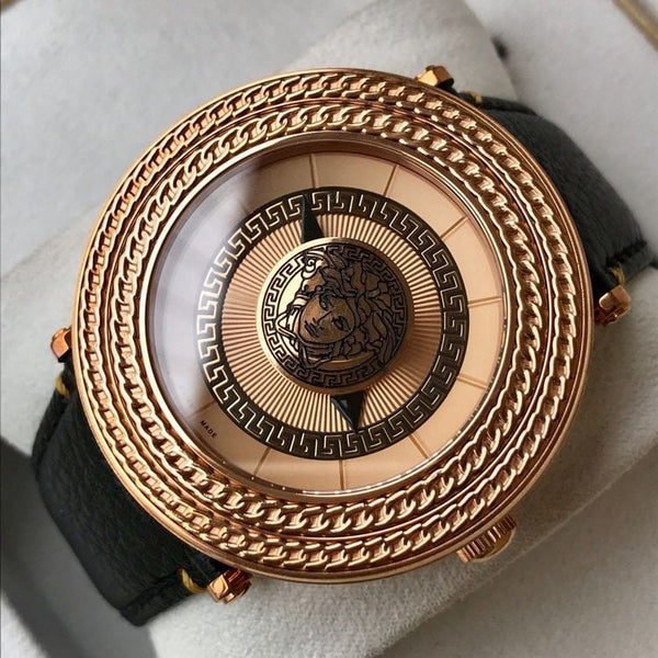 Versace V-Metal Icon Rose Gold Men's Watch VQL020015 - Big Daddy Watches #2