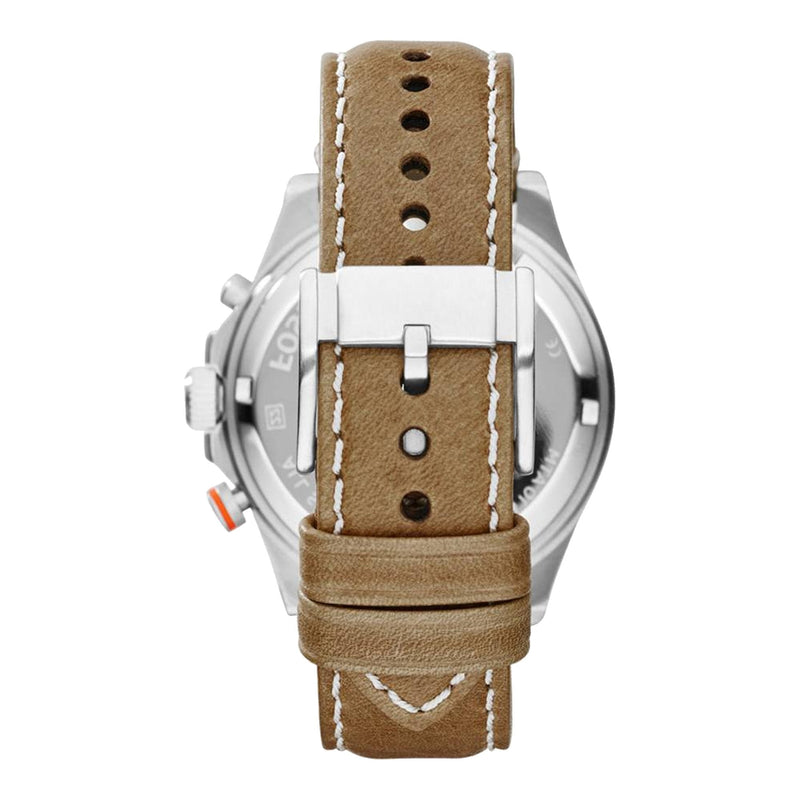 Fossil Wakefield Chronograph Dial Leather Strap Men's Watch CH2951