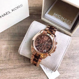 Michael Kors Bradshaw Chronograph Brown Dial Ladies Watch MK5944 Water resistance: 50 meters / 165 feet Movement: Quartz  