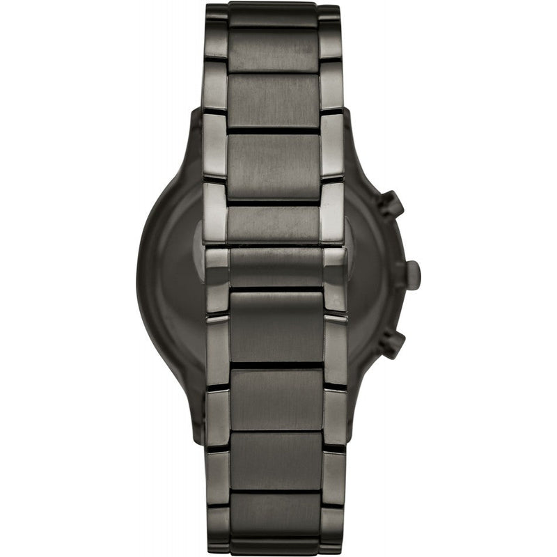 Emporio Armani Renato Chronograph Gunmetal Dial Men's Watch AR11215 Water resistance: 50 meters / 165 feet Movement: Quartz