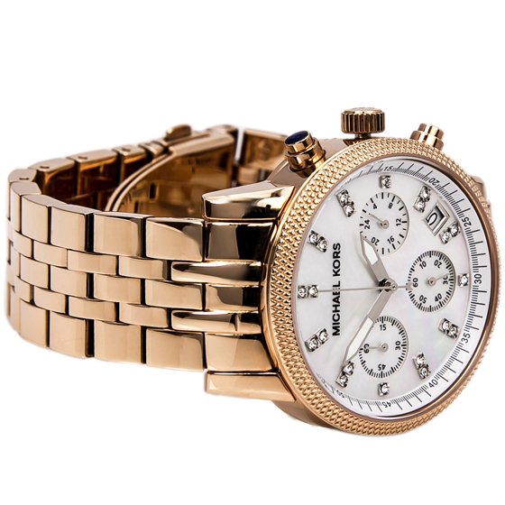 Michael Kors Jet Set Chronograph Dial Rose Gold Ladies Watch MK5026 Water resistance: 50 Meters Movement: Quartz  