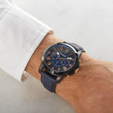 Fossil Grant Chronograph Black and Blue Dial Men's Watch FS5061