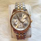 Michael Kors Lexington Chronograph Mother of Pearl Dial Ladies Watch MK5955 Water resistance: 100 meters / 330 feet Movement: Quartz  