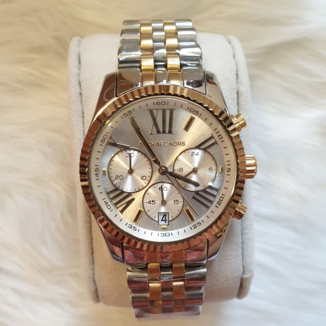 Michael Kors Lexington Chronograph Mother of Pearl Dial Ladies Watch MK5955 Water resistance: 100 meters / 330 feet Movement: Quartz  