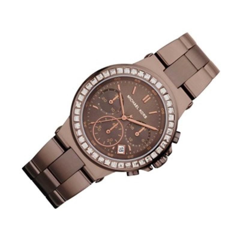 Michael Kors Chronograph Brown Dial Ladies Watch MK5624