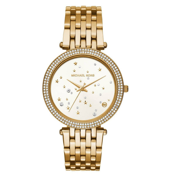 Michael Kors Darci Crystal Paved Gold Ladies Diamond Watch MK3727