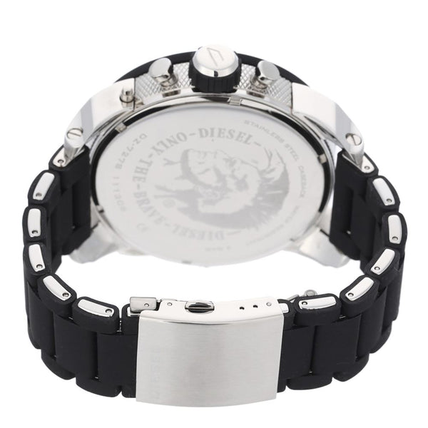 Diesel Big Daddy DZ7278 316L black stainless steel 3ATM (30m) water-resistant 4 Time zones (GMT)