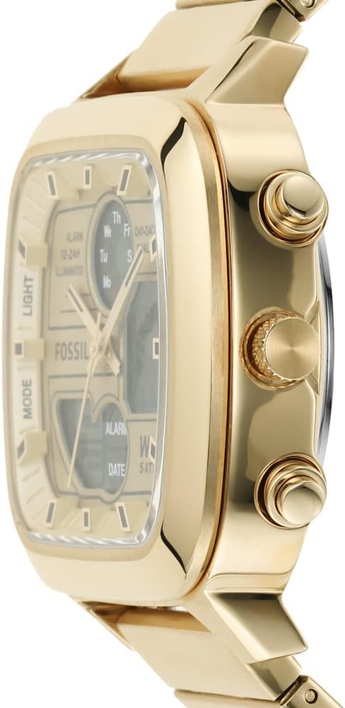 Fossil Retro Watch Analog Gold-Tone Men's Watch FS5889