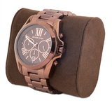Michael Kors Bradshaw Chronograph Espresso Dial Unisex Watch MK5628 Water resistance: 100 meters / 330 feet Movement: Quartz  