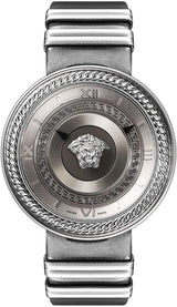 Versace V-Metal Icon Silver Women's Watch  VLC120016 - Big Daddy Watches