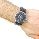 Tommy Hilfiger Keagan Grey Dial Leather Strap Men's Watch 1791289
