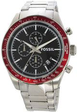 Fossil Chronograph Black Dial Stainless Steel Men's Watch  BQ2086 - Big Daddy Watches