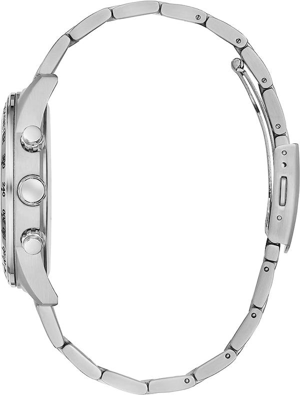Guess Commander Silver Tone Men's Watch GW0056G1 - Big Daddy Watches #2