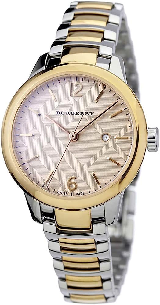 Burberry Classic Two-Tone Stainless Steel Women's Watch  BU10118 - Big Daddy Watches