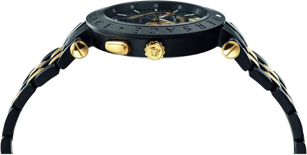 Versace V-Racer Two-Tone Chronograph Men's Watch VEBV00619 - Big Daddy Watches #2
