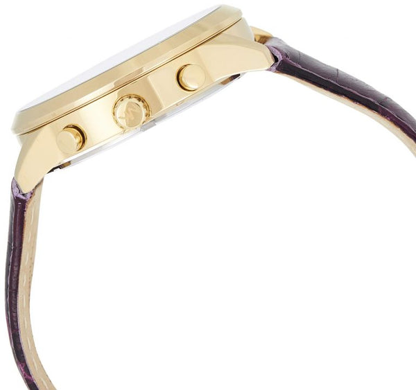 Michael Kors Slater Purple Leather Women's Watch MK2687 - Big Daddy Watches #3