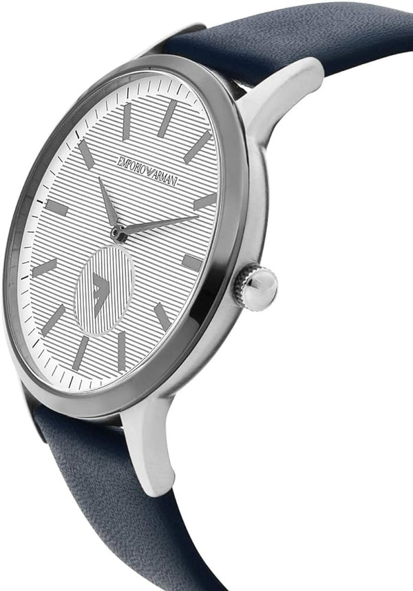 Emporio Armani Renato Blue Leather Men's Watch AR11119 - Big Daddy Watches #2