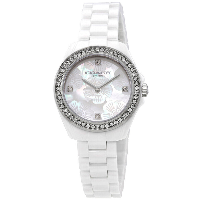 Coach Preston Quartz Mother of Pearl Dial Ladies Watch 14503661
