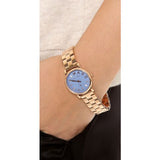 Marc Jacobs Mini Baker Blue Dial Gold 28mm Women's Watch MBM3285