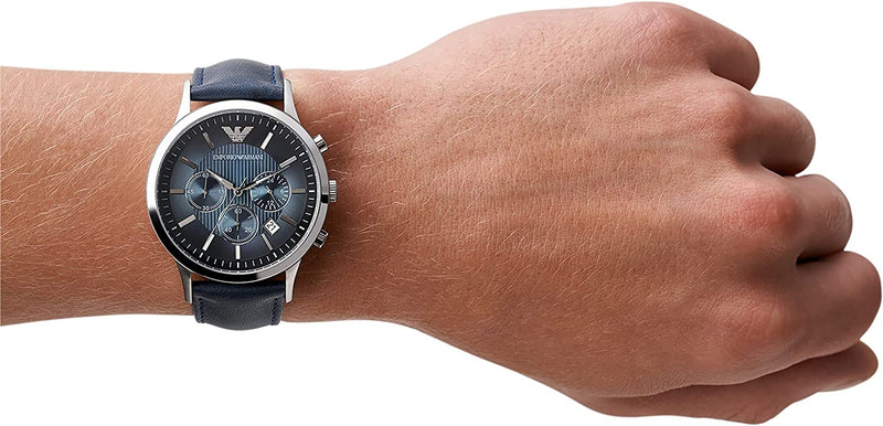 Emporio Armani Classic Chronograph Blue Dial Men's Watch AR2473
