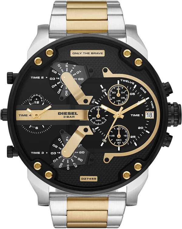 Diesel Mr. Daddy 2.0 Multi Movement Stainless Steel Watch  DZ7459 - Big Daddy Watches