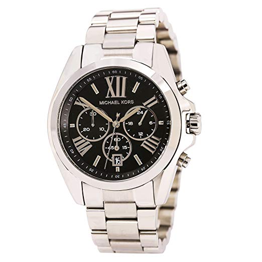 Michael Kors Bradshaw Chronograph Black Dial Silver-tone Unisex Watch MK5705 Water resistance: 100 Meters Movement: Quartz  