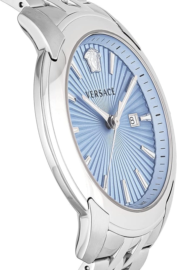 Versace V-Urban Light Blue Dial Men's Watch VELQ00419 - Big Daddy Watches #2