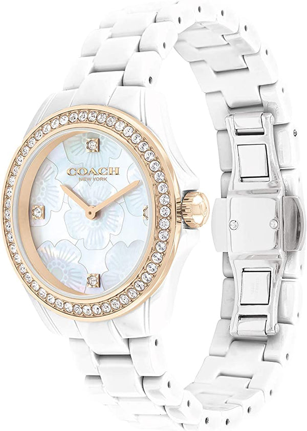 Coach Preston Quartz Mother of Pearl Dial Ladies Watch 14503662