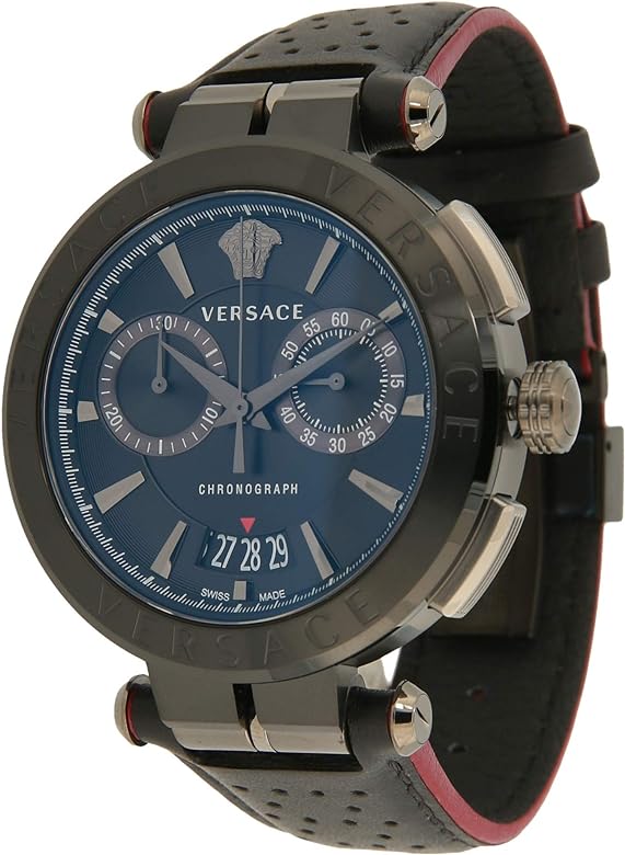 Versace Aion Chronograph All Black Men's Watch VBR030017 - Big Daddy Watches #2