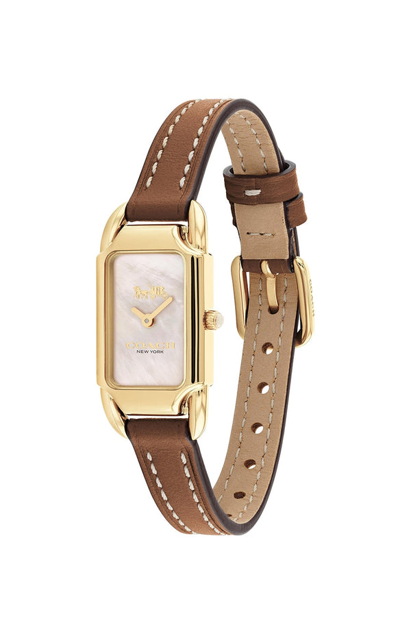 Coach Cadie Brown Leather Strap Women's Watch 14504028 - Big Daddy Watches #2