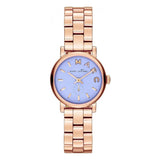 Marc Jacobs Mini Baker Blue Dial Gold 28mm Women's Watch MBM3285