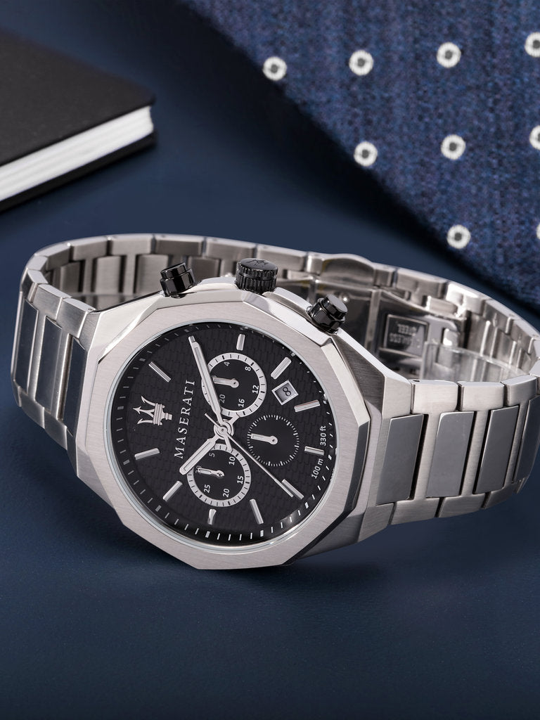 Maserati Stile Chronograph Stainless Steel Men's Watch 8033288908029