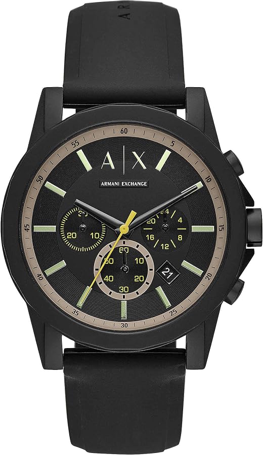Armani Exchange Outer Banks Chronograph All Black Watch - AX1343