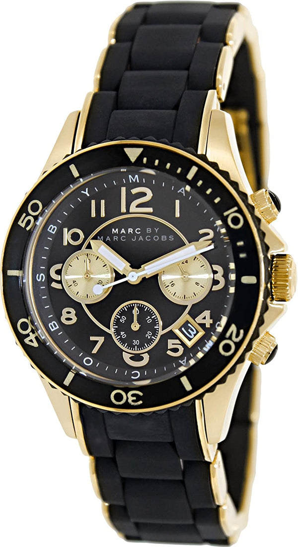 Marc by Marc Jacobs Rock Matte Black Chronograph Watch  MBM2598 - Big Daddy Watches