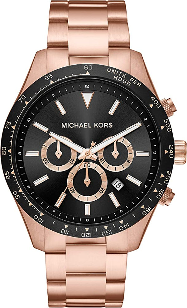 Michael Kors Layton Rose Gold Chronograph Unisex Watch  MK8824 - Big Daddy Watches