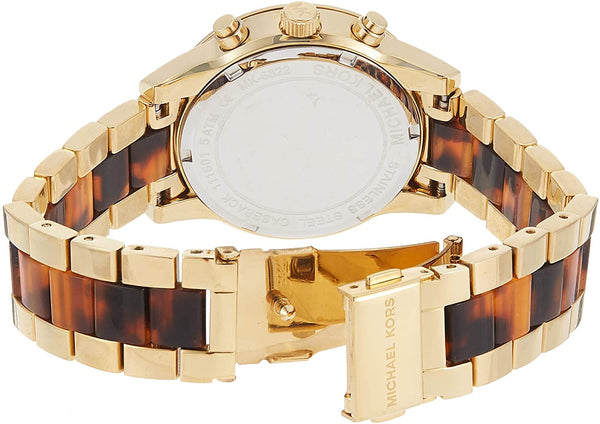 Michael Kors Brown Dial Tortoise Acrylic Ladies Watch MK5399