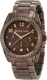 Michael Kors Blair Chronograph Brown Dial Ladies Watch MK5493