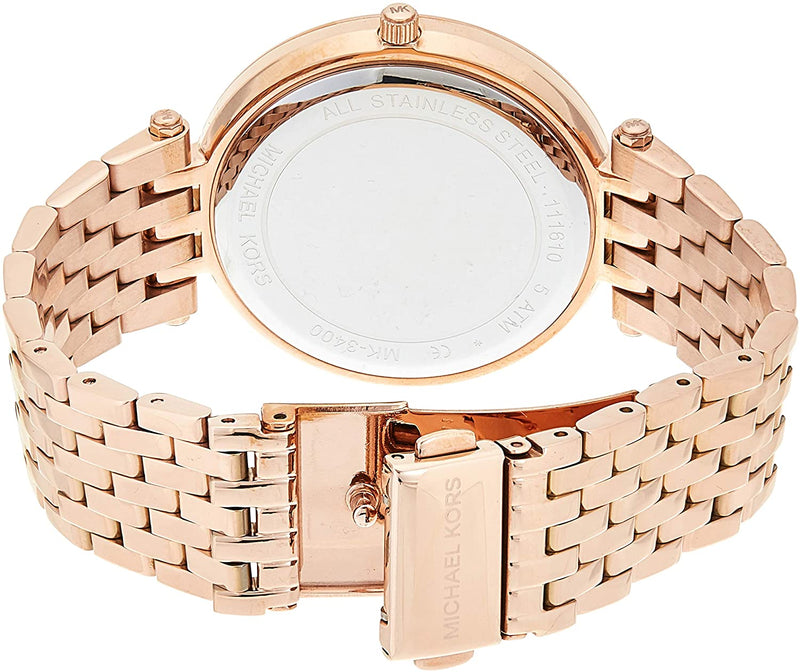 Michael Kors Darci Crystal Paved Rose Gold Ladies Watch MK3400