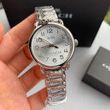 Coach Delancey Silver Dial Stainless Steel Ladies Watch 14502495