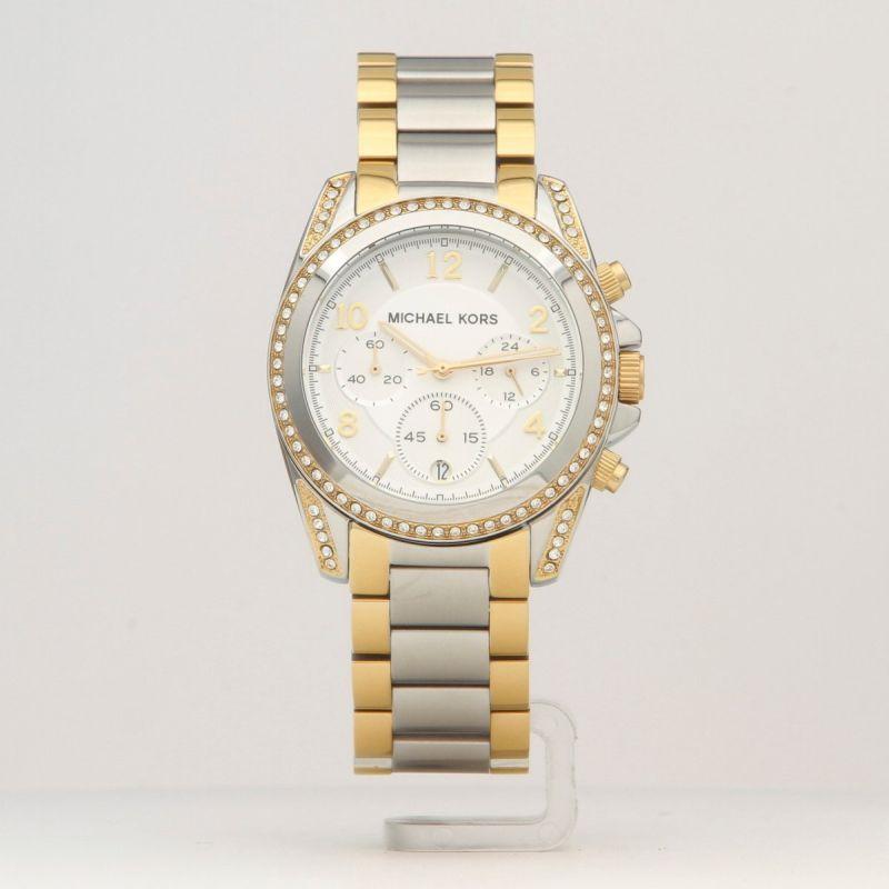 Michael Kors Blair Chronograph Dial Two-tone Ladies Watch MK5685