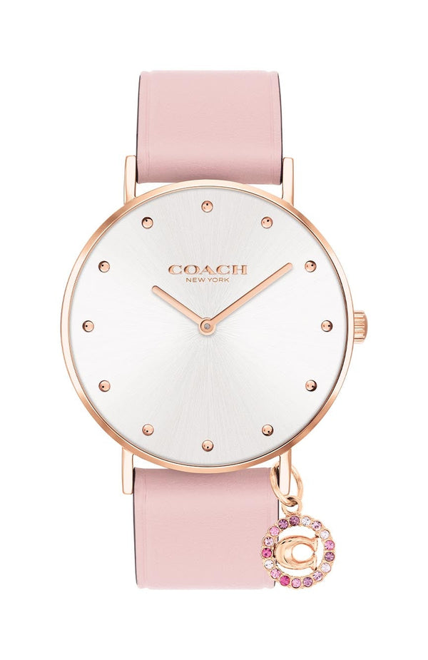 Coach Perry Pink Leather Women's Watch  14503884 - Big Daddy Watches