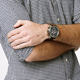 Fossil Nate Chronograph Grey Dial Men's Watch JR1424