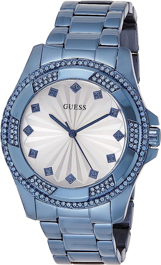 Guess Pinwheel Women's White Dial Stainless Steel Band  Women's Watch  W0702L1 - Big Daddy Watches