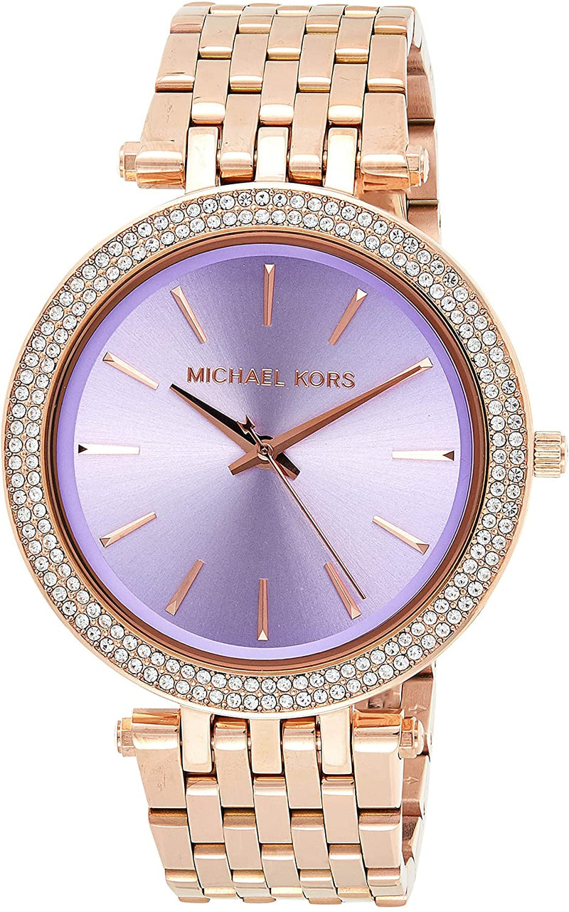 Michael Kors Darci Crystal Paved Rose Gold Ladies Watch MK3400