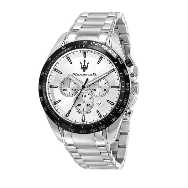 Maserati Traguardo Silver Chronograph Men's Watch  R8873612049 - Big Daddy Watches