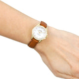 Coach Mother of Pearl Dial Leather Strap Ladies Watch 14502314